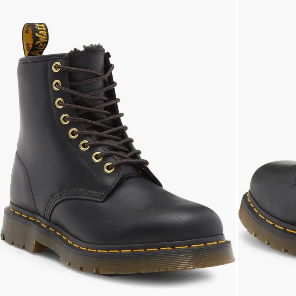 Dr. Martens Black Leather Boots